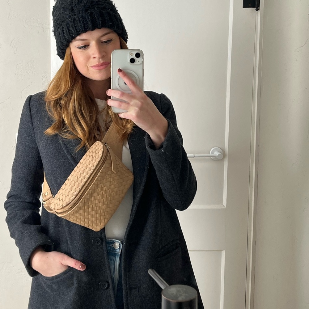 Madewell Charcoal Trench Coat - Picture 4 of 4